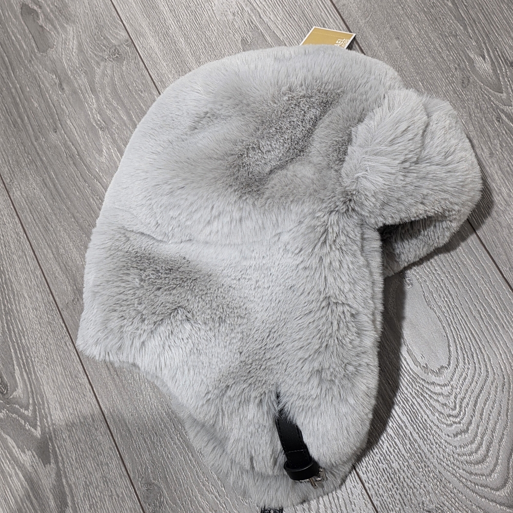 Michael Kors Gray Faux Fur Hat